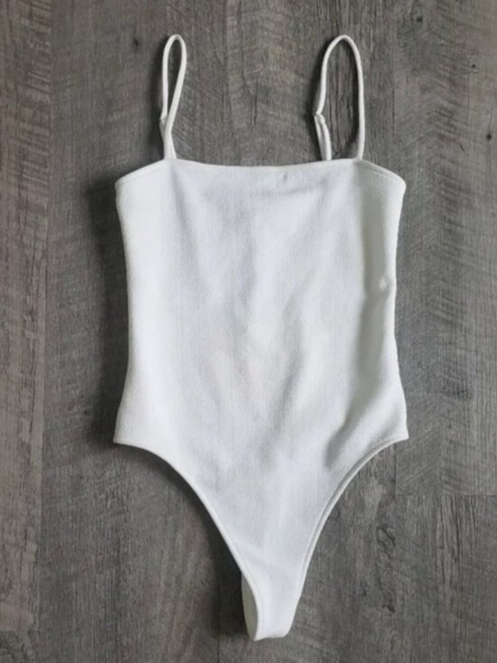 Show Me Your MuMu White Amabella Bodysuit.